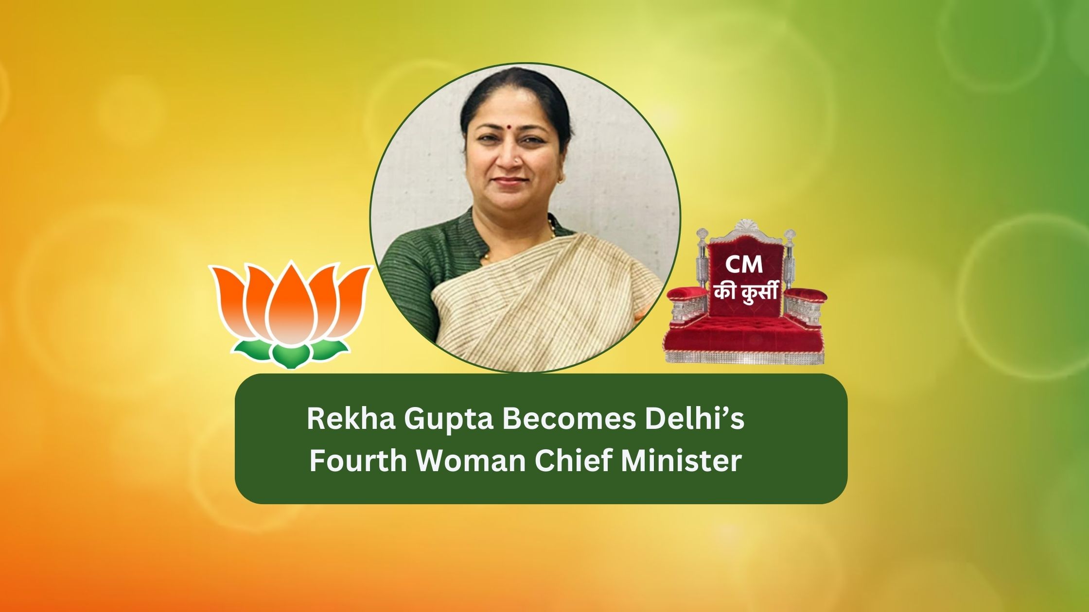 Delhi’s New Leadership: Rekha Gupta Joins Elite Women CM League